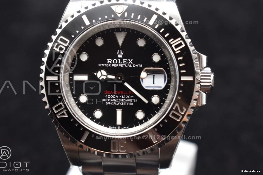 VSF 454 904L SS 43mm 126600 Seadweller VS SS Supportive Blk 0122